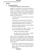 Componente transporte telecomunicaciones bolivia