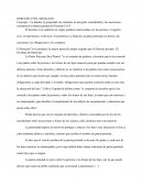 La familia, la propiedad, los contratos en una parte considerable y las sucesiones, constituyen la materia propia del Derecho Civil