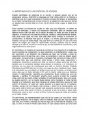 LA IMPORTANCIA DE LA RELIGIÓN EN LOS JÓVENES.