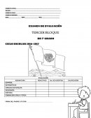 Ejemplo de Examen tercer bloque quinto