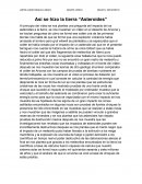 Así se hizo la tierra “Asteroides”