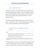 ¿Qué es un fondo de inversión?