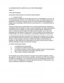 COMO SE DA LA ARGUMENTACION JURIDICA EN LA ETAPA PREELIMINAR