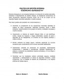 POLITICA DE GESTIÓN INTEGRAL “ESENCIAS QUISQUEYA”
