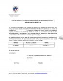 Acta de entrega equipo de computo portatil en comodato con la administracion municipal
