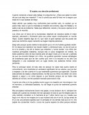 ¿Por qué elegí ser maestro?