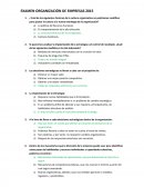 EXAMEN ORGANIZACIÓN DE EMPRESAS 2015
