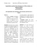 Imperialismo yankee (Sus intereses en el Plan cóndor y la guerra en Siria)