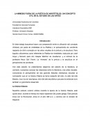 LA MÍMESIS FUERA DE LA POÉTICA DE ARISTÓTELES: UN CONCEPTO ÚTIL EN EL ESTUDIO DE LAS ARTES