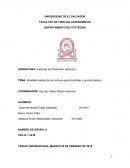 TEMA: Establecimientos de los cultivos agroindustriales y granos básicos.