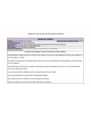 Trabajo de campo sección de entrenamiento deportivo