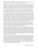 El campo de la administración es un campo de negocios