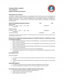 Enunciado de Audioria Auditoría del Rubro de Inversiones