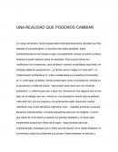 CAMBIO CLIMATICO. UNA REALIDAD QUE PODEMOS CAMBIAR