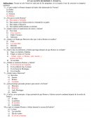 EVALUACIÓN DE ROMEO Y JULIETA.