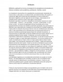 Reflexión y aplicación en torno al concepto de la competencia comunicativa en diversos contextos como académico, profesional , familiar y social.