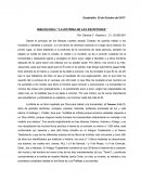 Bibliologia BIBLIOLOGIA I “LA DOTRINA DE LAS ESCRITURAS”