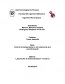 Control de temperatura en un sistema de aire acondicionado