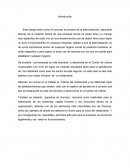 Trabajo administracion proyecto empresa