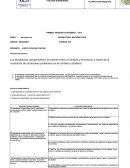 PRIMER PERIODO ACADÉMICO 2018