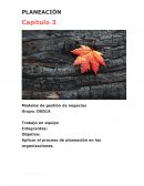 Planeaciòn Capítulo 3