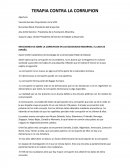 Terapia contra la corrupción