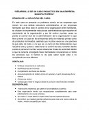 Desarrollo de un caso paractico en una empresa manufacturera