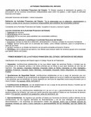 Actividad financiera del Estado. Clasificación de los ingresos del Estado
