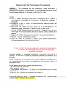 Resúmenes de Psicología Educacional