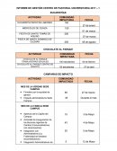 INFORME DE GESTIÓN CENTRO DE PASTORAL UNIVERSITARIA 2017 – 1