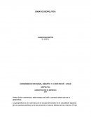 Antes de dar comienzo a este ensayo se dará a conocer antes que es la geopolítica.