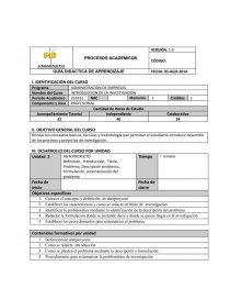 GUÍA DIDACTICA DE APRENDIZAJE. Página 1