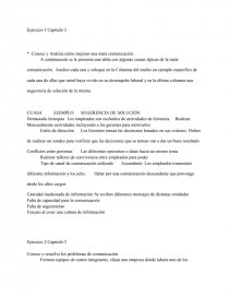 Ejercicio 1 Capitulo 3 * Conoce y Analiza cómo mejorar una mala comunicación. Página 1