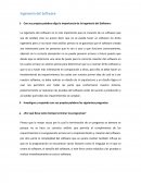Ingeniería del Software , cuestionario