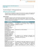 Actividad integradora Definiendo la historia del cuidado