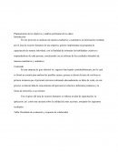 Planteamiento de los objetivos y análisis preliminar de los datos