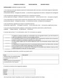 Examen de español segundo grado s/r