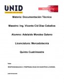 RESPONSABILIDAD A TEMPRANA EDAD EN NUESTROS JOVENES.