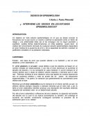 Ensayo epidemiologico