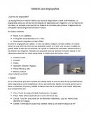 Material para angiografías.