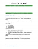 Tema: Oportunidades del mundo online