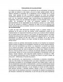 Antecedentes de la productividad