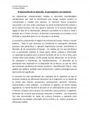 El desarrollo de la atención, la percepción y la memoria