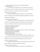 ¿Relate acerca de las etapas del proceso de investigación de mercados?