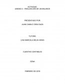 Actividad conrable – realización de un balance