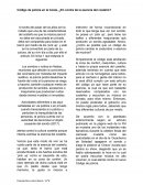 Código de policia en la costa ¿ en contra de la esencia del costeño ?