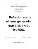 Reflexion Republica Bolivariana de Venezuela.