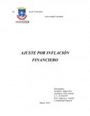 EJEMPLO DE EL AJUSTE POR INFLACIÓN FINANCIERO