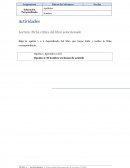 Como es que se Elige la opción 1 o 2 dependiendo del libro que hayas leído y realiza la ficha correspondiente.