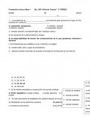 EXAMEN BLOQUE 2 Formación cívica y ética 1